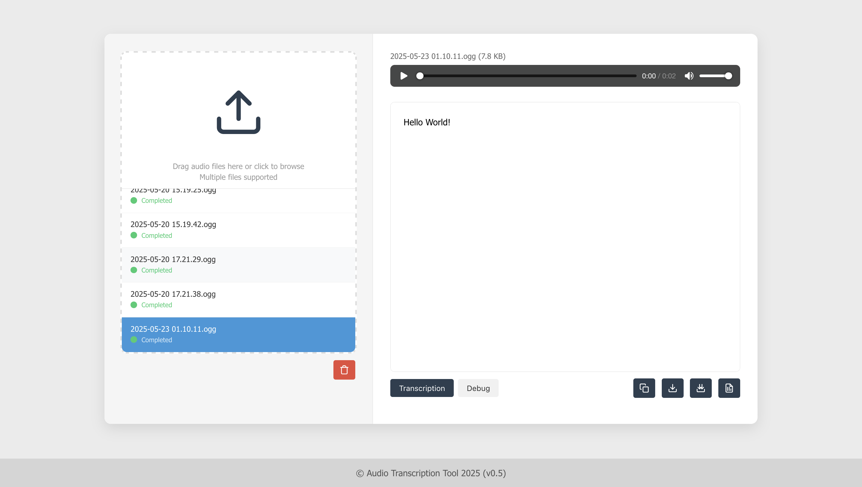 Client Interface